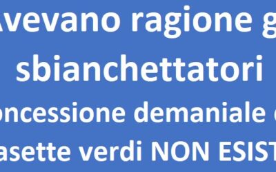 Il mistero della concessione fantasma