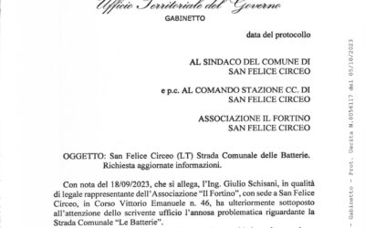 Comunicato stampa in risposta al comunicato dell’Amministrazione Comunale di S F C del 07.10.2023