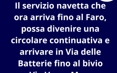 proposta di gestione dell’area punta Rossa – La Batteria